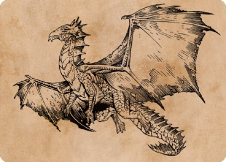 Ancient Bronze Dragon Art Card (58) [Commander Legends: Battle for Baldur's Gate Art Series] | Dragon's Lair Comics and Fantasy Houston TX