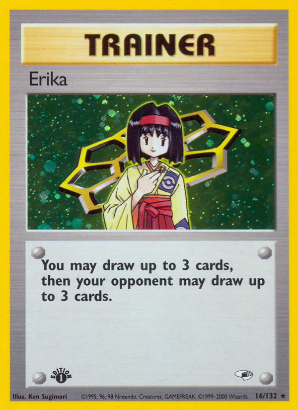 Erika (16/132) [Gym Heroes 1st Edition] | Dragon's Lair Comics and Fantasy Houston TX