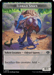 Eldrazi Spawn // Construct (0041) Double-Sided Token [Commander Masters Tokens] | Dragon's Lair Comics and Fantasy Houston TX