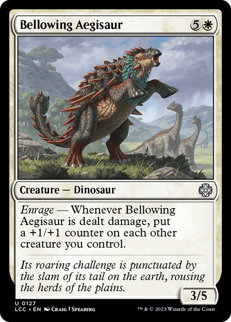 Bellowing Aegisaur [The Lost Caverns of Ixalan Commander] | Dragon's Lair Comics and Fantasy Houston TX