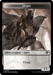 Spirit (0039) // Elephant Double-Sided Token [Commander Masters Tokens] | Dragon's Lair Comics and Fantasy Houston TX