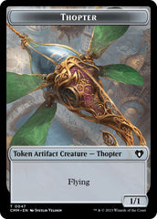 Thopter // Myr Double-Sided Token [Commander Masters Tokens] | Dragon's Lair Comics and Fantasy Houston TX