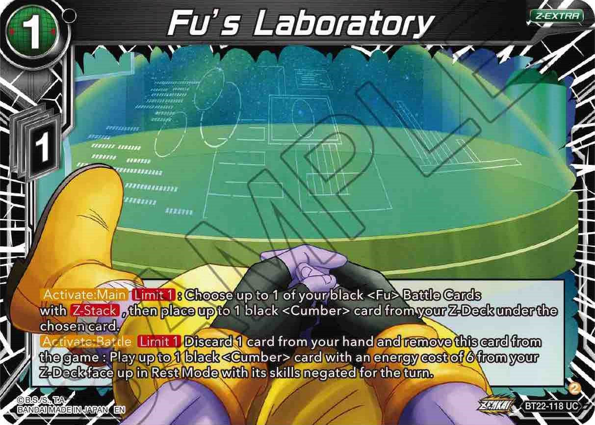 Fu's Laboratory (BT22-118) [Critical Blow] | Dragon's Lair Comics and Fantasy Houston TX