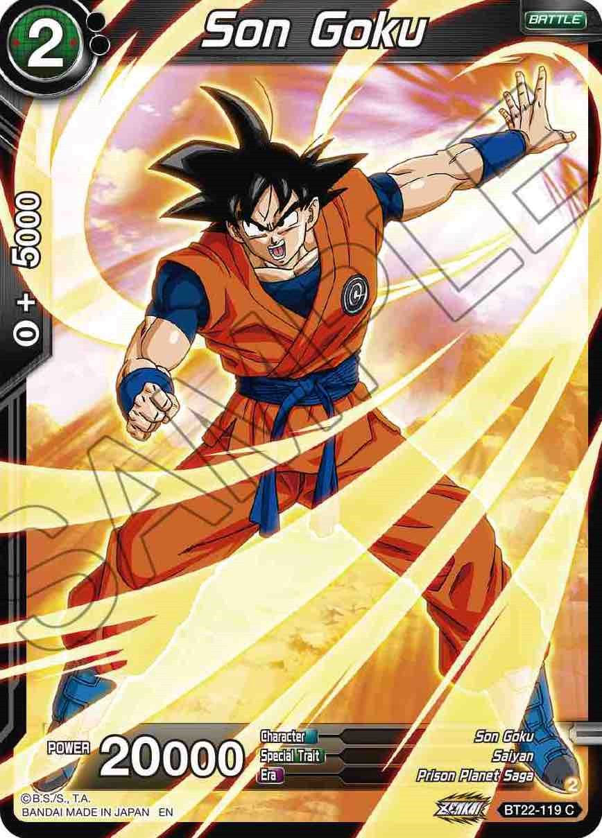 Son Goku (BT22-119) [Critical Blow] | Dragon's Lair Comics and Fantasy Houston TX