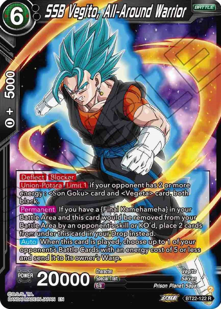 SSB Vegito, All-Around Warrior (BT22-122) [Critical Blow] | Dragon's Lair Comics and Fantasy Houston TX