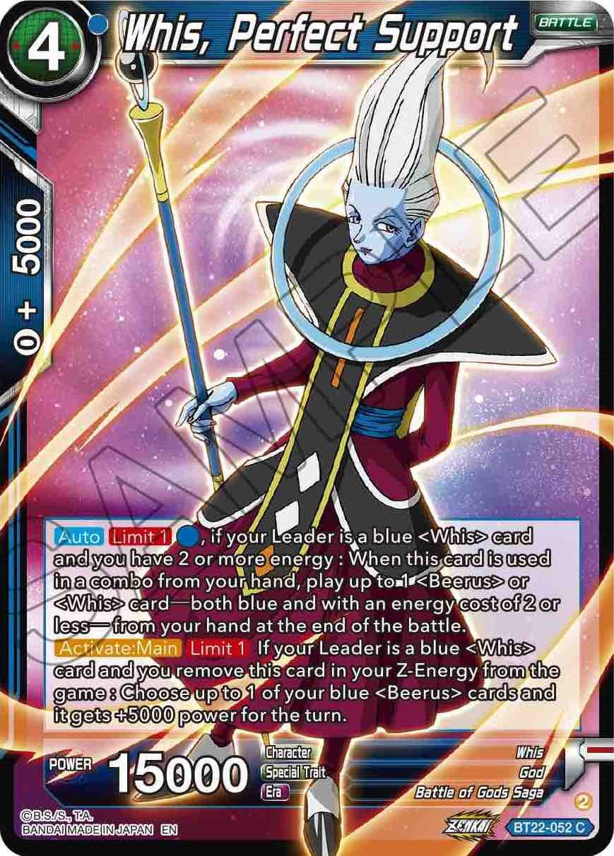 Whis, Perfect Support (BT22-052) [Critical Blow] | Dragon's Lair Comics and Fantasy Houston TX