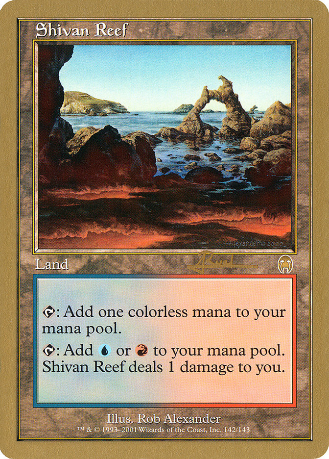 Shivan Reef (Antoine Ruel) [World Championship Decks 2001] | Dragon's Lair Comics and Fantasy Houston TX