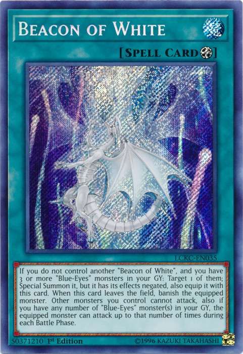 Beacon of White [LCKC-EN035] Secret Rare | Dragon's Lair Comics and Fantasy Houston TX