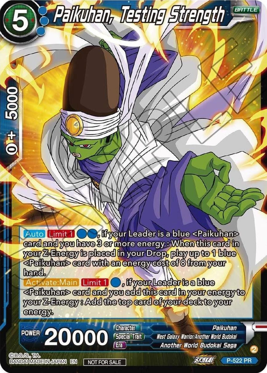 Paikuhan, Testing Strength (Zenkai Series Tournament Pack Vol.5) (P-522) [Tournament Promotion Cards] | Dragon's Lair Comics and Fantasy Houston TX