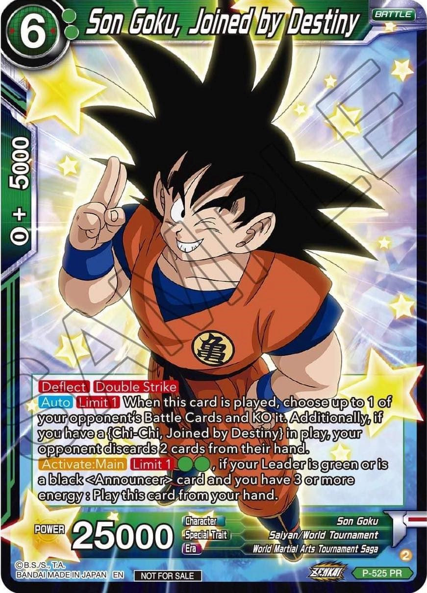 Son Goku, Joined by Destiny (Zenkai Series Tournament Pack Vol.5) (P-525) [Tournament Promotion Cards] | Dragon's Lair Comics and Fantasy Houston TX