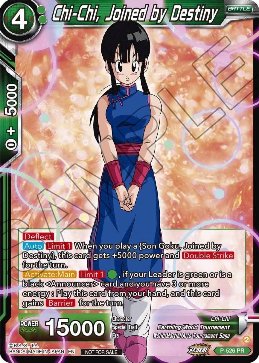 Chi-Chi, Joined by Destiny (Zenkai Series Tournament Pack Vol.5) (P-526) [Tournament Promotion Cards] | Dragon's Lair Comics and Fantasy Houston TX