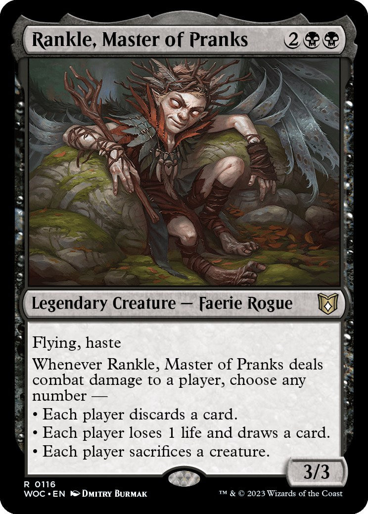 Rankle, Master of Pranks [Wilds of Eldraine Commander] | Dragon's Lair Comics and Fantasy Houston TX