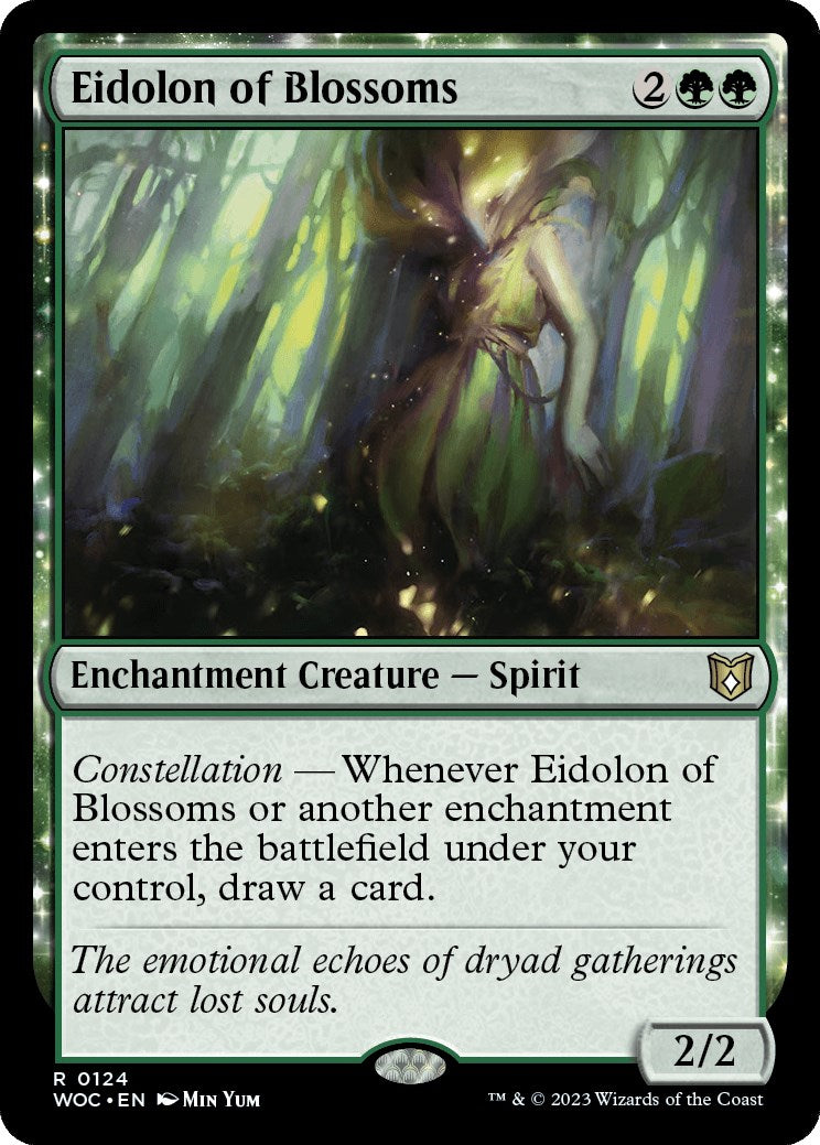 Eidolon of Blossoms [Wilds of Eldraine Commander] | Dragon's Lair Comics and Fantasy Houston TX