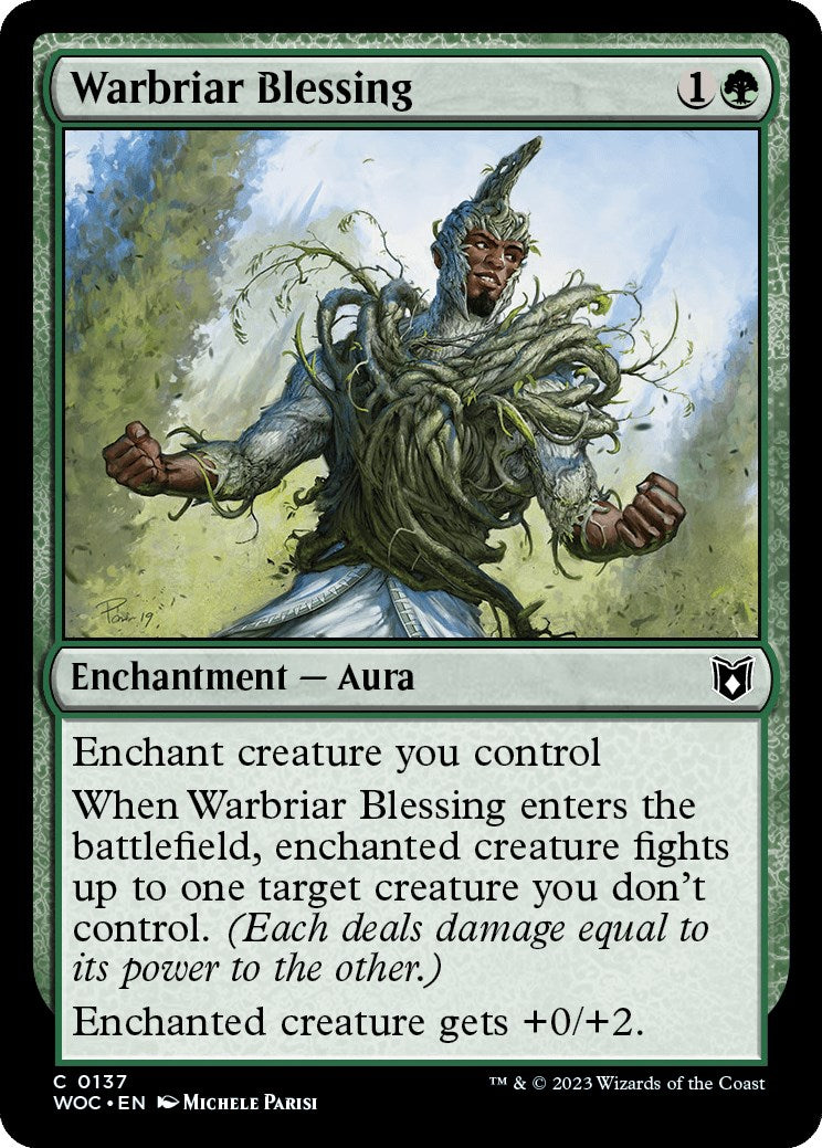 Warbriar Blessing [Wilds of Eldraine Commander] | Dragon's Lair Comics and Fantasy Houston TX