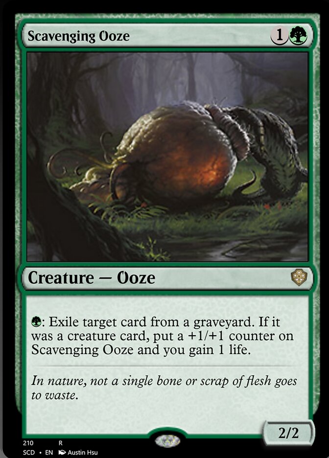 Scavenging Ooze [Starter Commander Decks] | Dragon's Lair Comics and Fantasy Houston TX