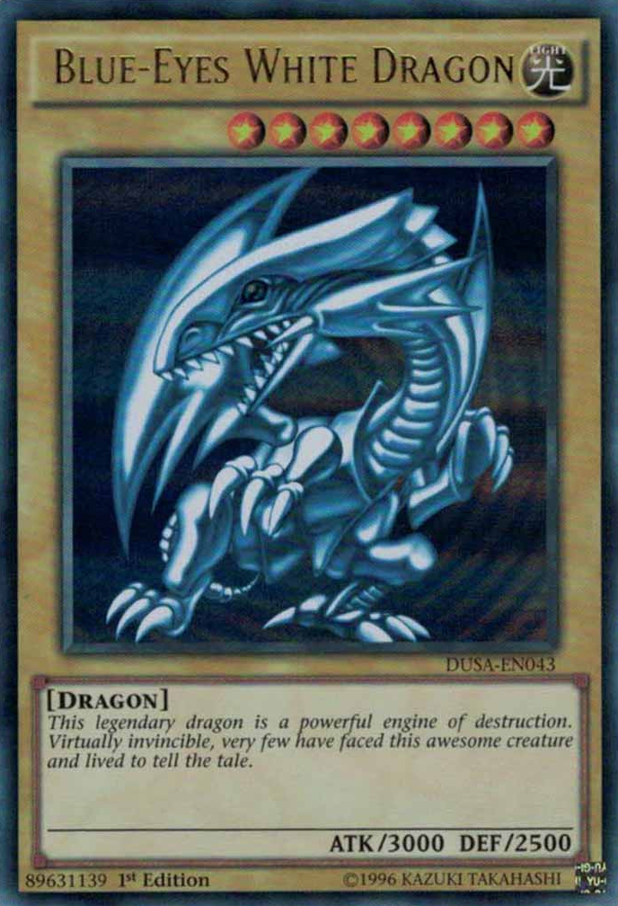 Blue-Eyes White Dragon [DUSA-EN043] Ultra Rare | Dragon's Lair Comics and Fantasy Houston TX