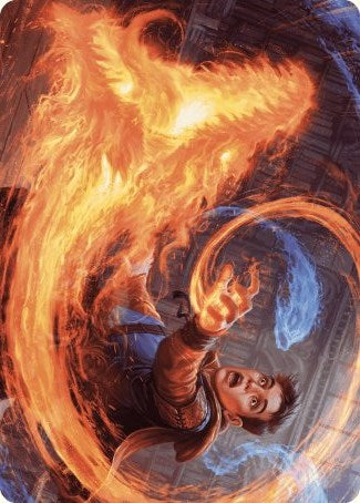 Frantic Firebolt Art Card [Wilds of Eldraine Art Series] | Dragon's Lair Comics and Fantasy Houston TX