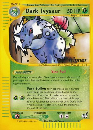 Dark Ivysaur (6) (Winner) [Best of Promos] | Dragon's Lair Comics and Fantasy Houston TX