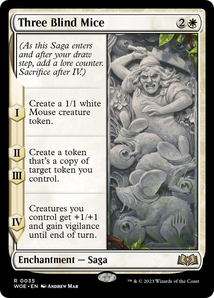 Three Blind Mice (Promo Pack) [Wilds of Eldraine Promos] | Dragon's Lair Comics and Fantasy Houston TX