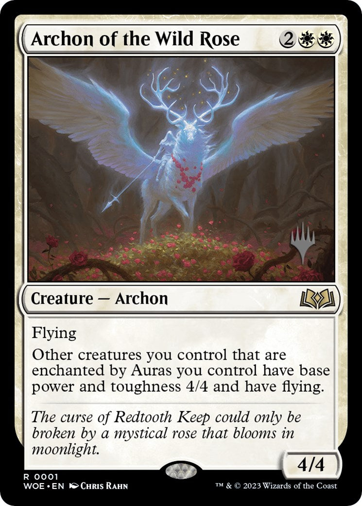 Archon of the Wild Rose (Promo Pack) [Wilds of Eldraine Promos] | Dragon's Lair Comics and Fantasy Houston TX