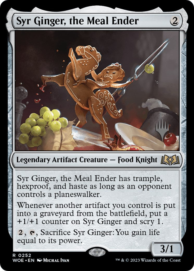 Syr Ginger, the Meal Ender (Promo Pack) [Wilds of Eldraine Promos] | Dragon's Lair Comics and Fantasy Houston TX