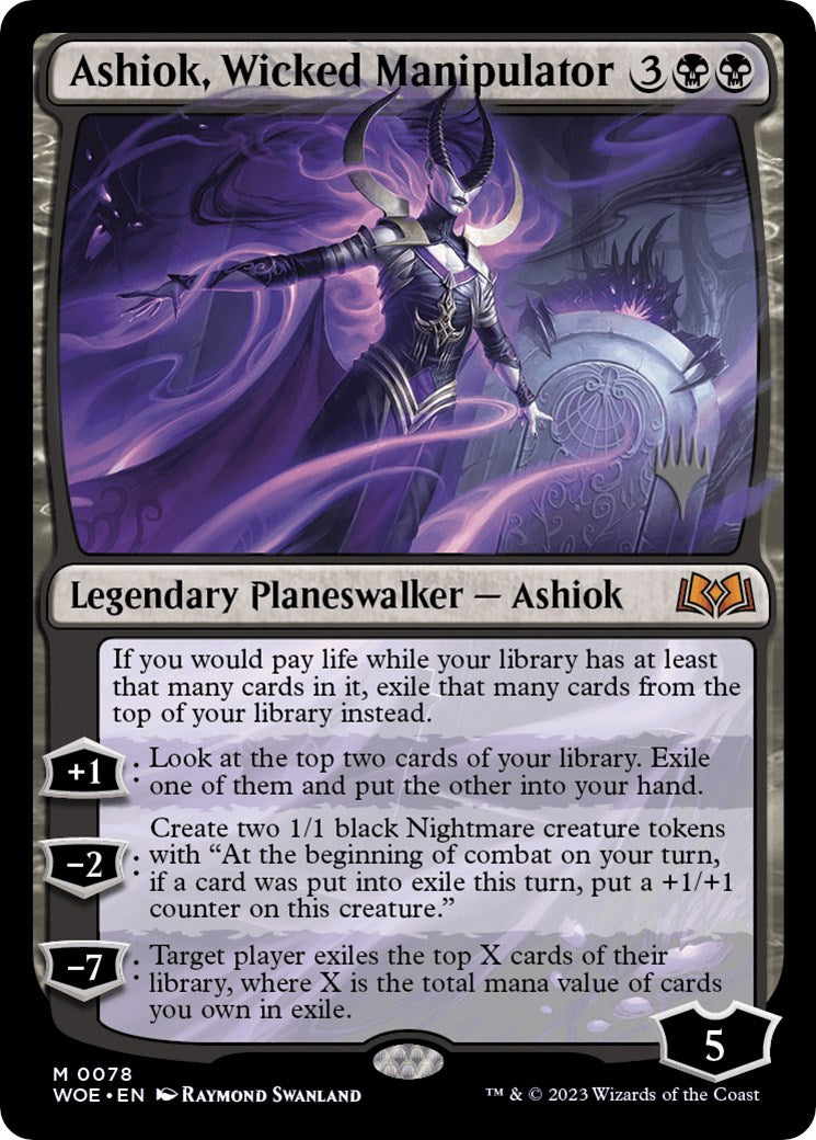 Ashiok, Wicked Manipulator (Promo Pack) [Wilds of Eldraine Promos] | Dragon's Lair Comics and Fantasy Houston TX