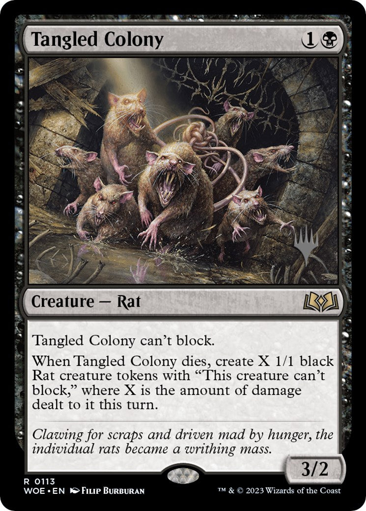 Tangled Colony (Promo Pack) [Wilds of Eldraine Promos] | Dragon's Lair Comics and Fantasy Houston TX