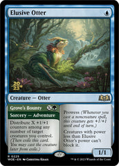 Elusive Otter // Grove's Bounty [Wilds of Eldraine Prerelease Promos] | Dragon's Lair Comics and Fantasy Houston TX