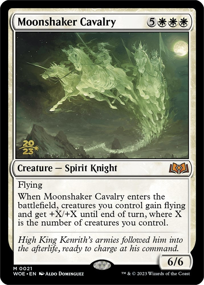 Moonshaker Cavalry [Wilds of Eldraine Prerelease Promos] | Dragon's Lair Comics and Fantasy Houston TX