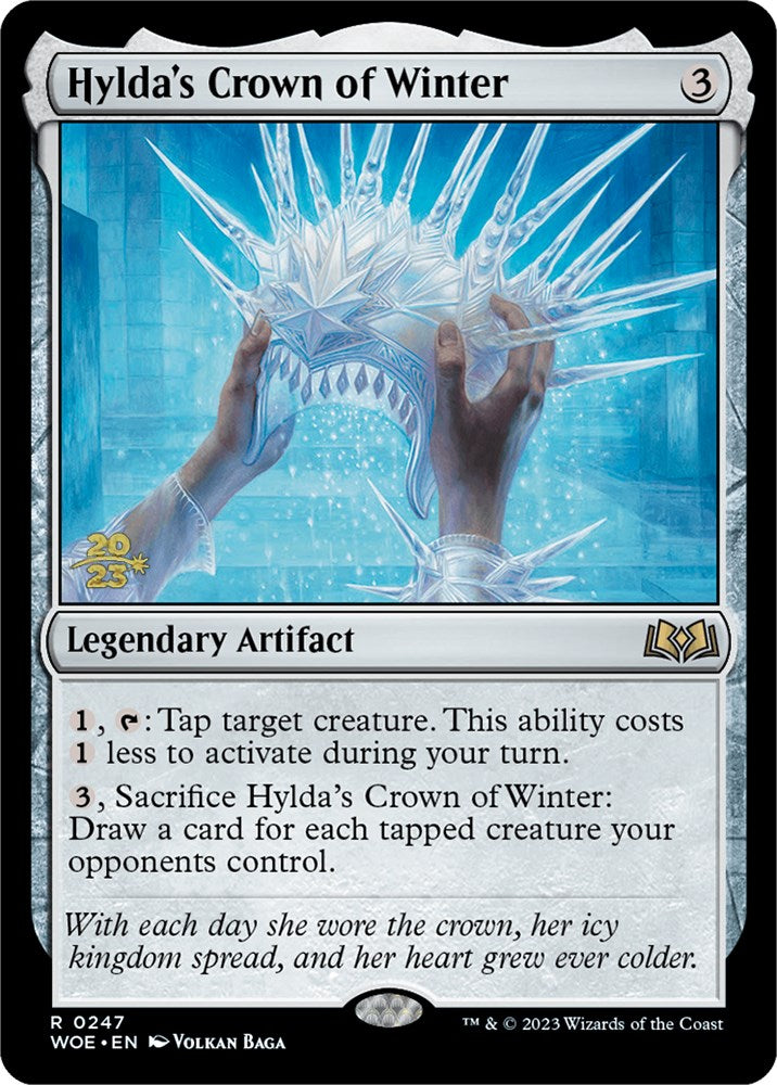 Hylda's Crown of Winter [Wilds of Eldraine Prerelease Promos] | Dragon's Lair Comics and Fantasy Houston TX