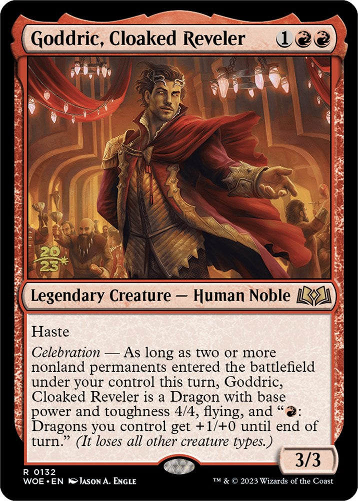 Goddric, Cloaked Reveler [Wilds of Eldraine Prerelease Promos] | Dragon's Lair Comics and Fantasy Houston TX