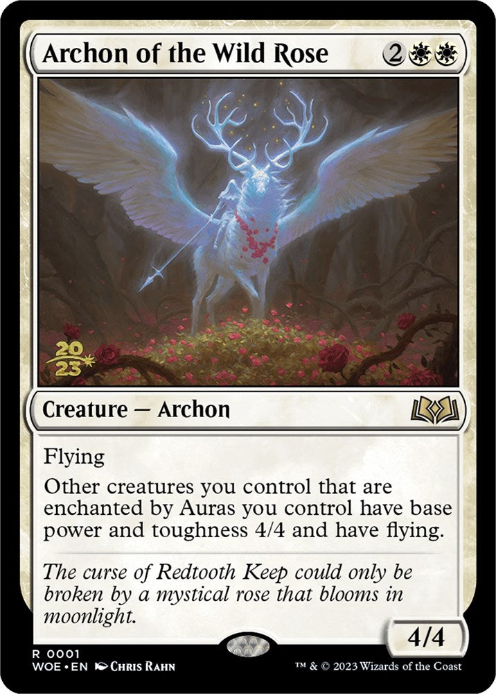 Archon of the Wild Rose [Wilds of Eldraine Prerelease Promos] | Dragon's Lair Comics and Fantasy Houston TX