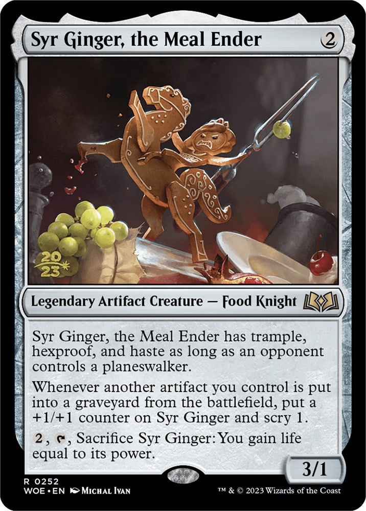 Syr Ginger, the Meal Ender [Wilds of Eldraine Prerelease Promos] | Dragon's Lair Comics and Fantasy Houston TX