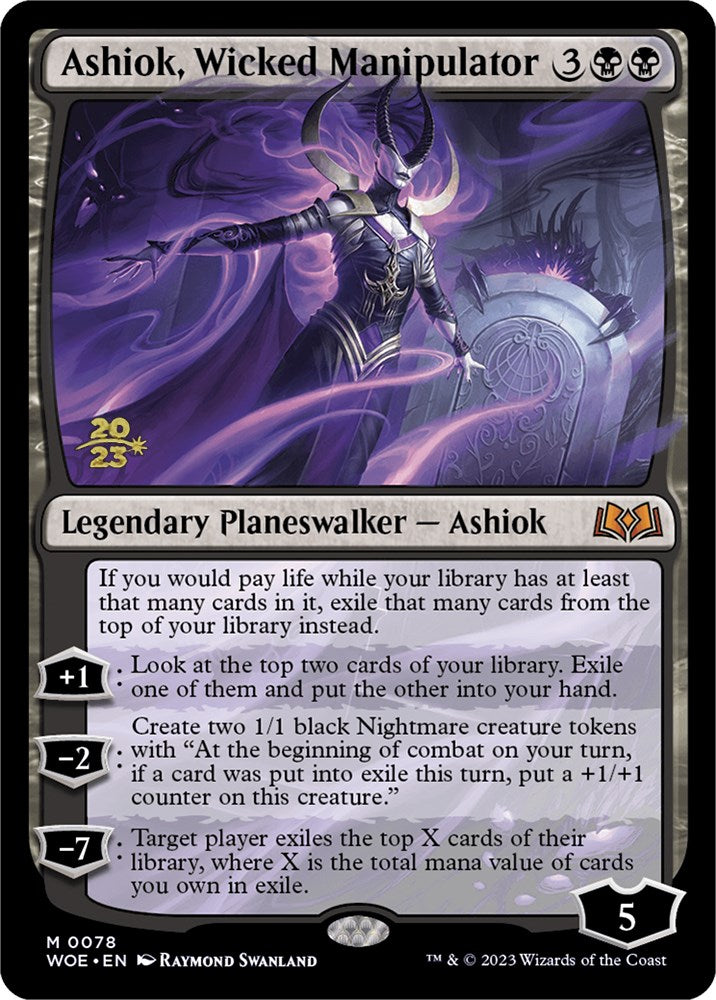 Ashiok, Wicked Manipulator [Wilds of Eldraine Prerelease Promos] | Dragon's Lair Comics and Fantasy Houston TX