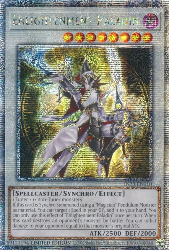 Enlightenment Paladin [TN23-EN010] Quarter Century Secret Rare | Dragon's Lair Comics and Fantasy Houston TX