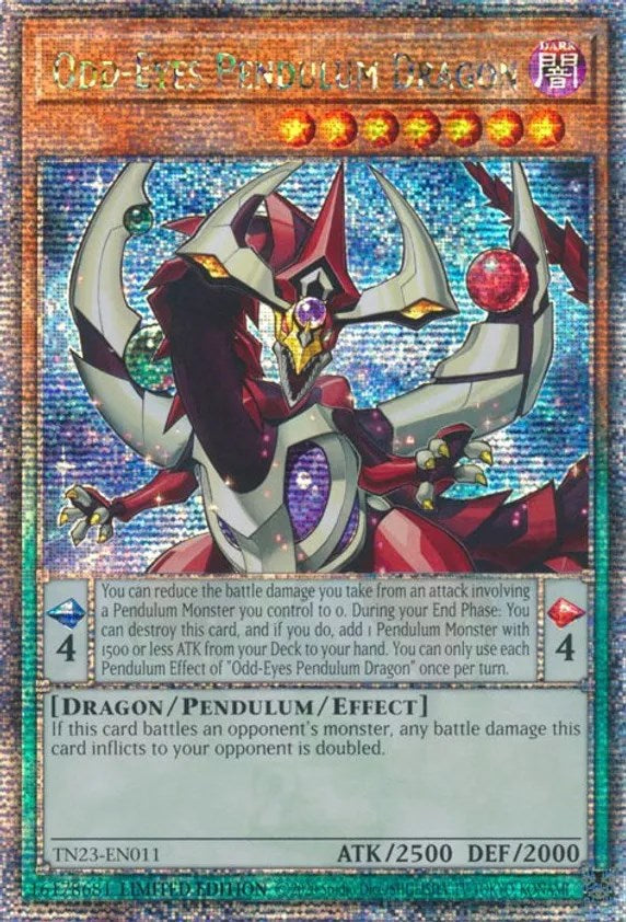 Odd-Eyes Pendulum Dragon [TN23-EN011] Quarter Century Secret Rare | Dragon's Lair Comics and Fantasy Houston TX