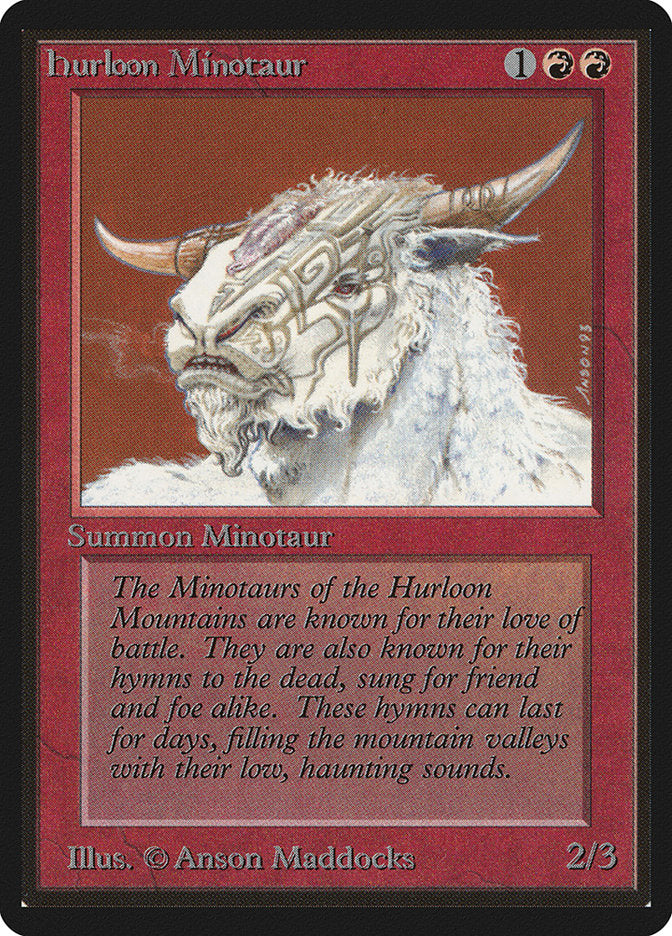 Hurloon Minotaur [Beta Edition] | Dragon's Lair Comics and Fantasy Houston TX