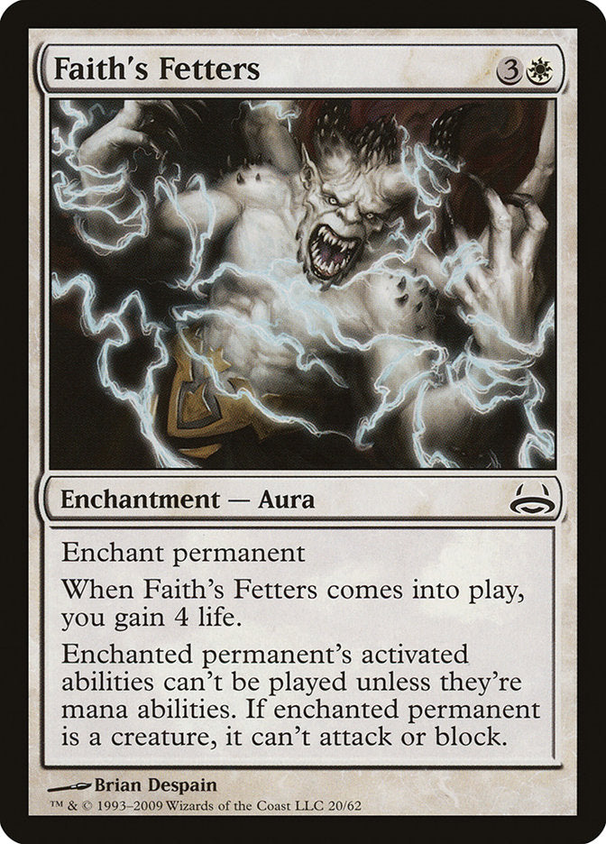 Faith's Fetters [Duel Decks: Divine vs. Demonic] | Dragon's Lair Comics and Fantasy Houston TX