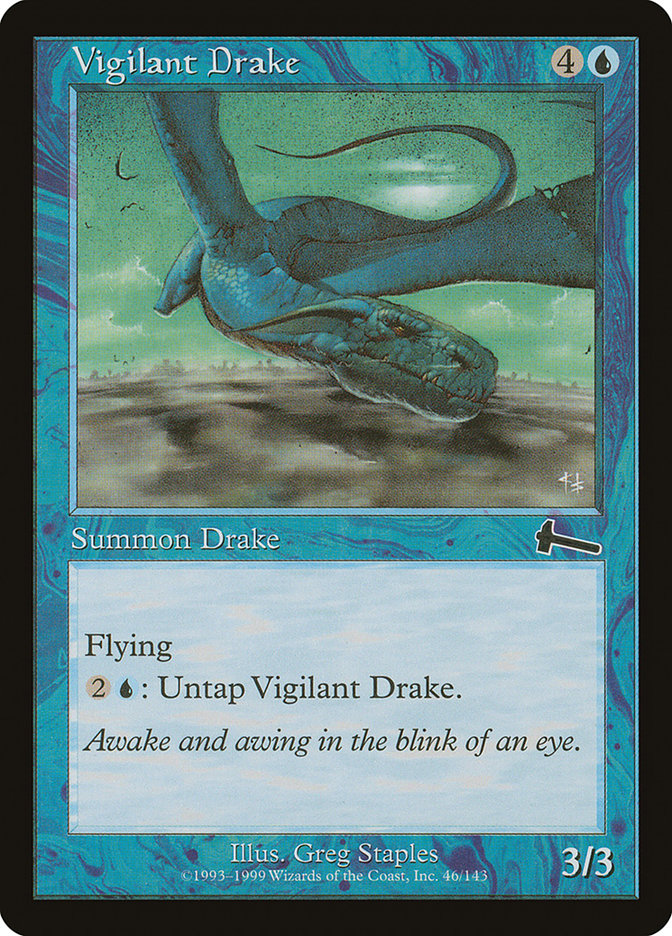 Vigilant Drake [Urza's Legacy] | Dragon's Lair Comics and Fantasy Houston TX