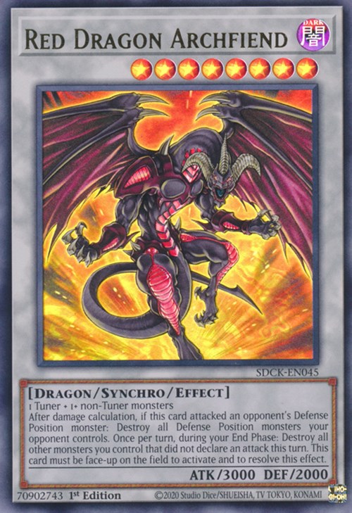 Red Dragon Archfiend [SDCK-EN045] Ultra Rare | Dragon's Lair Comics and Fantasy Houston TX