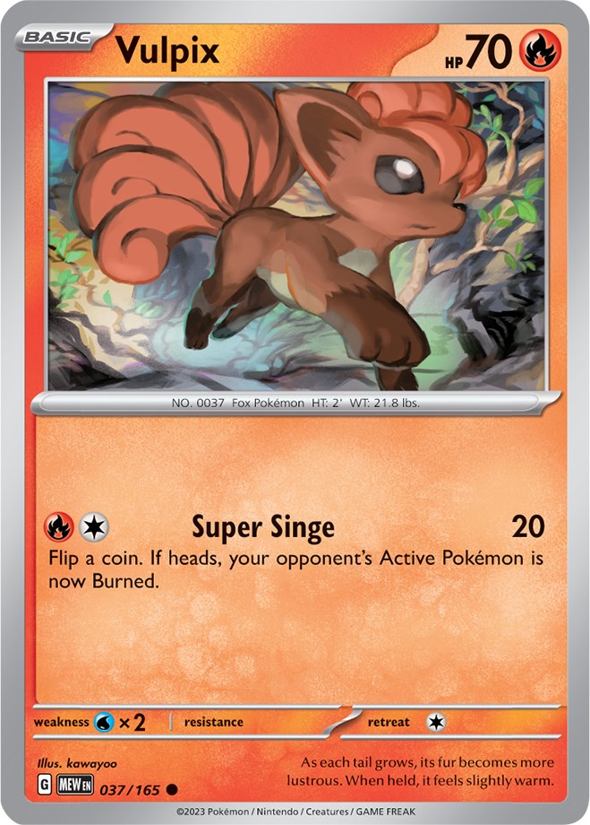 Vulpix (037/165) [Scarlet & Violet: 151] | Dragon's Lair Comics and Fantasy Houston TX