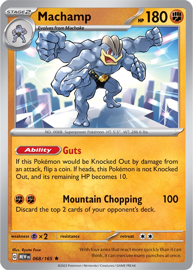 Machamp (068/165) [Scarlet & Violet: 151] | Dragon's Lair Comics and Fantasy Houston TX