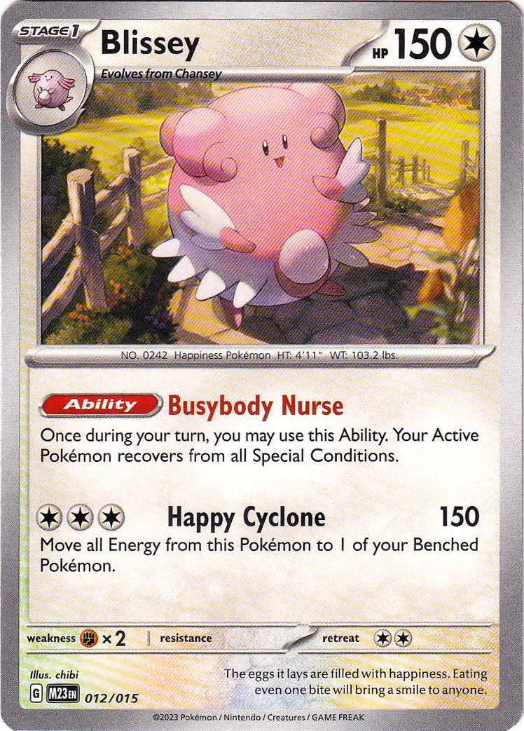 Blissey (012/015) [McDonald's Promos: 2023 Collection] | Dragon's Lair Comics and Fantasy Houston TX