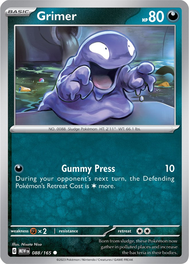 Grimer (088/165) [Scarlet & Violet: 151] | Dragon's Lair Comics and Fantasy Houston TX