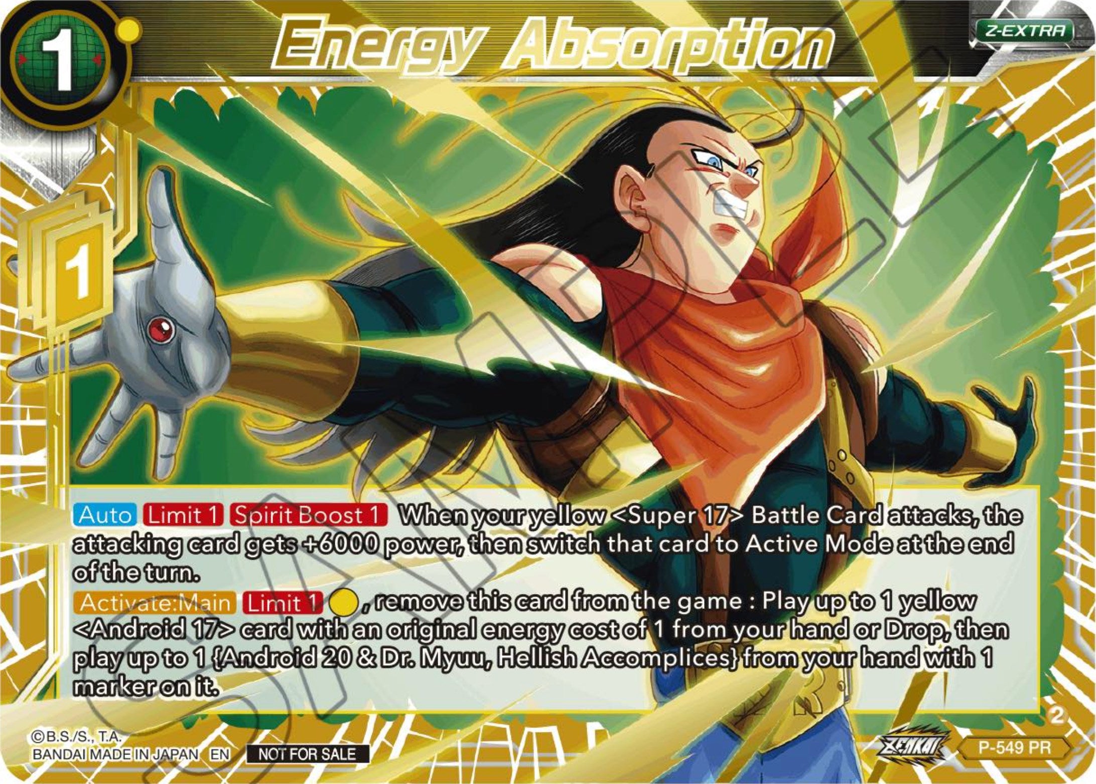 Energy Absorption (Championship Z Extra Card Pack 2023) (P-549) [Tournament Promotion Cards] | Dragon's Lair Comics and Fantasy Houston TX