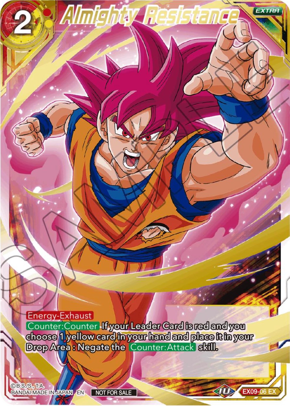 Almighty Resistance (Alt. Art Card Set 2023 Vol. 3) (EX09-06) [Tournament Promotion Cards] | Dragon's Lair Comics and Fantasy Houston TX