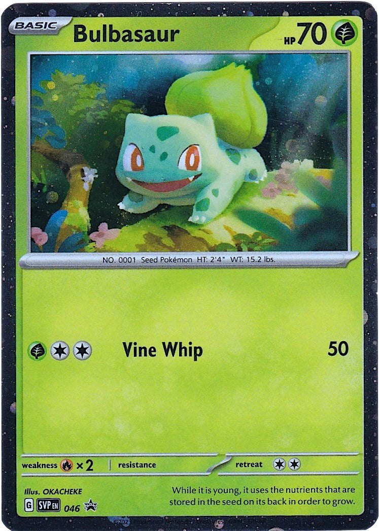 Bulbasaur (046) (Cosmos Holo) [Scarlet & Violet: Black Star Promos] | Dragon's Lair Comics and Fantasy Houston TX