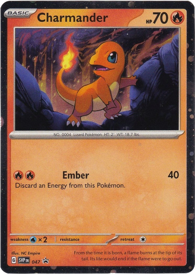 Charmander (047) (Cosmos Holo) [Scarlet & Violet: Black Star Promos] | Dragon's Lair Comics and Fantasy Houston TX