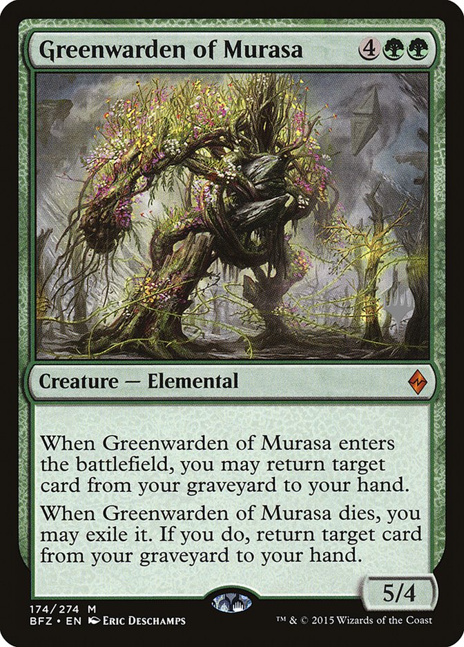 Greenwarden of Murasa (Promo Pack) [Battle for Zendikar Promos] | Dragon's Lair Comics and Fantasy Houston TX