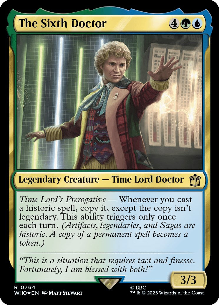 The Sixth Doctor (Surge Foil) [Doctor Who] | Dragon's Lair Comics and Fantasy Houston TX